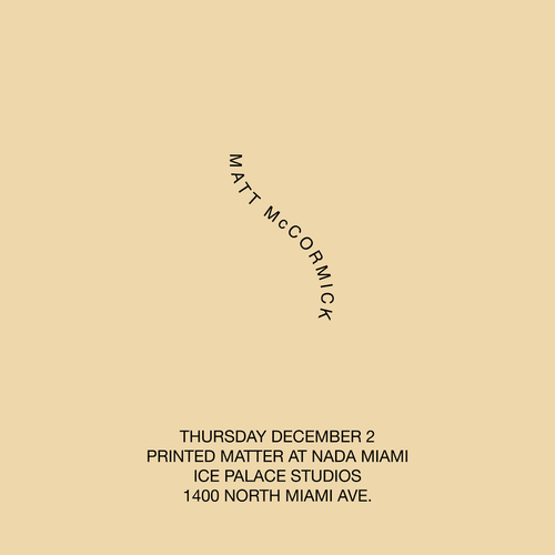 BOOK SIGNING | MATT McCORMICK | MIAMI