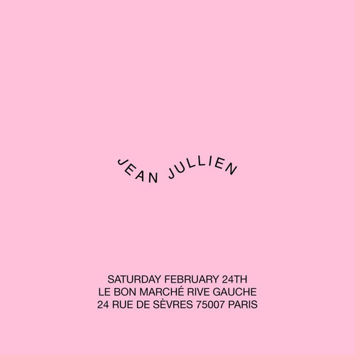 SIGNATURE JEAN JULLIEN AU BON MARCHÉ